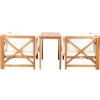 SAFAVIEH PAT6762A Outdoor Collection Ronson 5-Piece Dining Set(Natural/Beige)