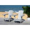 SAFAVIEH PAT7034A-SET2 Outdoor Collection Breetel Teak(Grey)