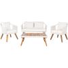 SAFAVIEH PAT7049A Collection Raldin Rope Natural(Beige / Beige)