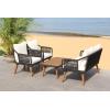 SAFAVIEH PAT7049A Collection Raldin Rope Natural(Dark Grey / Beige)