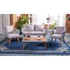 SAFAVIEH PAT7049A Collection Raldin Rope Natural(Light Grey / Grey)