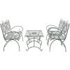 Safavieh 4 Piece Outdoor Collection Sophie Patio Set(Antique Dark Green)