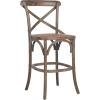 Safavieh American Homes Collection Franklin Counter Stool, Antique White(Weathered/Grey)