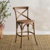 Safavieh American Homes Collection Franklin Counter Stool, Antique White(Weathered/Grey)