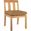 Safavieh Couture Patio Montford Natural Teak Dining Chair, Set of 2(Natural/Brown)