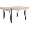 Safavieh Home Alyssa Rustic Industrial Brown and Black Dining Table(Multi / Brown)