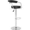 Safavieh Home Collection Angus White Adjustable Swivel Gas Lift 25.2-31.5-inch Bar Stool(Black)