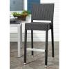 Safavieh Home Collection Bethel Brown Indoor/ Outdoor 29.5-inch Bar Stool(Black)