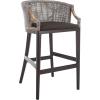 Safavieh Home Collection Brando Brown 28-inch Bar Stool(Brown/Brown)