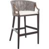 Safavieh Home Collection Brando Brown 28-inch Bar Stool(Brown/White)