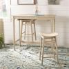 Safavieh Home Collection Colbie White Oak Storage Rack 3-piece Pub Set(White Oak)