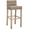 Safavieh Home Collection Cypress Cappuccino Wicker 30-inch Bar Stool(beige)