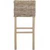 Safavieh Home Collection Cypress Cappuccino Wicker 30-inch Bar Stool(beige)