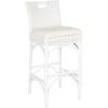 Safavieh Home Collection Fremont Natural Barstool(White/White)
