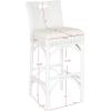 Safavieh Home Collection Fremont Natural Barstool(White/White)