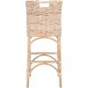 Safavieh Home Collection Fremont Natural Barstool(White/White Washed)