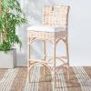 Safavieh Home Collection Fremont Natural Barstool(White/White Washed)