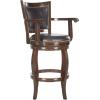 Safavieh Home Collection Gitano Sierra Brown 29-inch Bar Stool(Espresso/Brown)