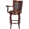 Safavieh Home Collection Gitano Sierra Brown 29-inch Bar Stool(Sierra/Brown)