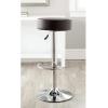 Safavieh Home Collection Jude White Adjustable Swivel Gas Lift 25.6-31.5-inch Bar Stool(Brown)
