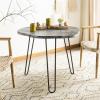 Safavieh Home Collection Mindy Natural Wood Top Dining Table(Grey / White Washed)