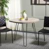 Safavieh Home Collection Mindy Natural Wood Top Dining Table(Natural)