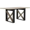 Safavieh Home Collection Monty Modern Farmhouse Light Grey 30-inch Dining Table