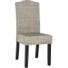 Safavieh Home Collection Odette Grey Wicker Dining Chair(Antique / Grey)