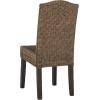 Safavieh Home Collection Odette Grey Wicker Dining Chair(Brown / Multi)