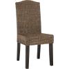 Safavieh Home Collection Odette Grey Wicker Dining Chair(Brown / Multi)