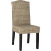 Safavieh Home Collection Odette Grey Wicker Dining Chair(Grey)