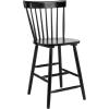 Safavieh Home Collection Providence Spindle Back White Counter 24-inch Stool (Set of 2)(Black)