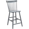 Safavieh Home Collection Providence Spindle Back White Counter 24-inch Stool (Set of 2)(Grey)