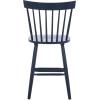 Safavieh Home Collection Providence Spindle Back White Counter 24-inch Stool (Set of 2)(Navy)