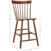 Safavieh Home Collection Providence Spindle Back White Counter 24-inch Stool (Set of 2)(Walnut)