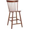 Safavieh Home Collection Providence Spindle Back White Counter 24-inch Stool (Set of 2)(Walnut)