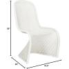 Safavieh Home Collection Tana Wicker Side Chair(White)