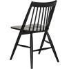 Safavieh Home Collection Wren Grey 19-inch Spindle Dining Chair (Set of 2)(Black)