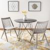 Safavieh Home Collection Wren Grey 19-inch Spindle Dining Chair (Set of 2)(Grey)