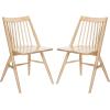 Safavieh Home Collection Wren Grey 19-inch Spindle Dining Chair (Set of 2)(Natural)
