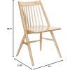 Safavieh Home Collection Wren Grey 19-inch Spindle Dining Chair (Set of 2)(Natural)
