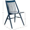 Safavieh Home Collection Wren Grey 19-inch Spindle Dining Chair (Set of 2)(Navy)