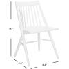 Safavieh Home Collection Wren Grey 19-inch Spindle Dining Chair (Set of 2)(White)