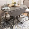 Safavieh Home Forest Traditional Grey Wash Drop Leaf Dining Table(Grey Wash)