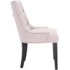 Safavieh Home Harlow Emerald Green Velvet Tufted Ring Chair, Set of 2(Taupe)