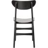 Safavieh Home Lucca Retro Natural Dining Chair, Set of 2, Wood(Black)