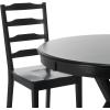 Safavieh Home Shay White and Natural 5-piece Dining Set(Black)