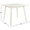 Safavieh Home Simone Modern Walnut Dining Table(Antique White)