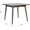 Safavieh Home Simone Modern Walnut Dining Table(Grey Walnut)