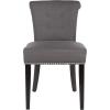 Safavieh Mercer Collection Carol Charcoal Linen Ring Dining Chair(Grey)
